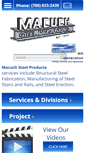 Mobile Screenshot of macuchsteel.com